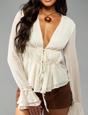 Bluza Missguided, crem