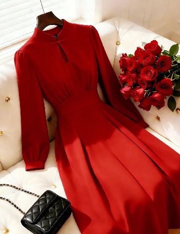 Rochie medie SHEIN, rosu
