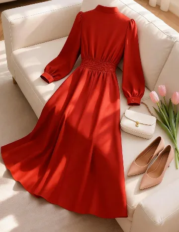 Rochie medie SHEIN, rosu