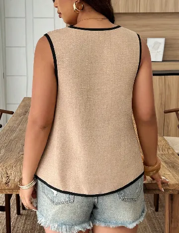 Bluza SHEIN CURVE, maro