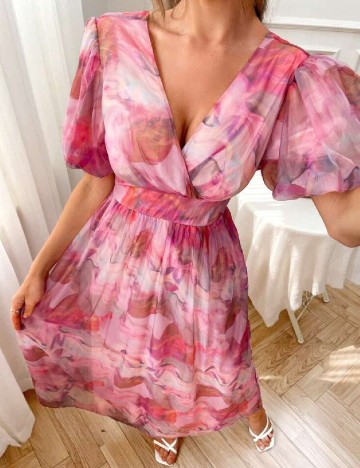 Rochie lunga SHEIN, roz