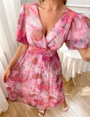 Rochie lunga SHEIN, roz