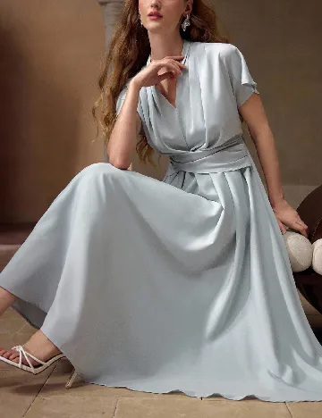 Rochie medie MOTF, albastru