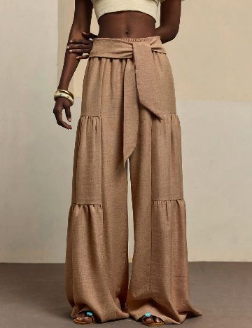 Pantaloni SHEIN, maro