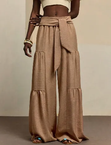 Pantaloni SHEIN, maro