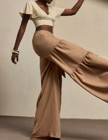 Pantaloni SHEIN, maro
