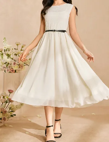 Rochie Shein Kids, ecru
