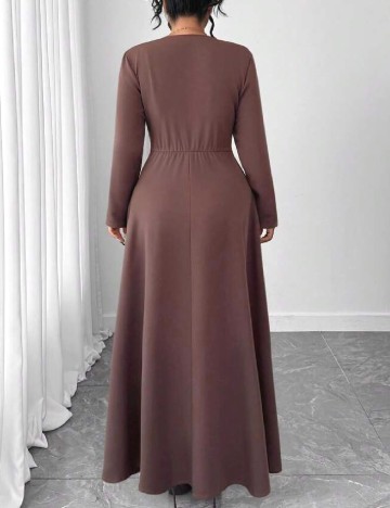 Rochie lunga SHEIN CURVE, roz pudra