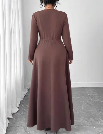 Rochie lunga SHEIN CURVE, roz pudra
