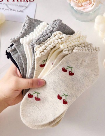 Set sosete 5 perechi SHEIN, mix culori
