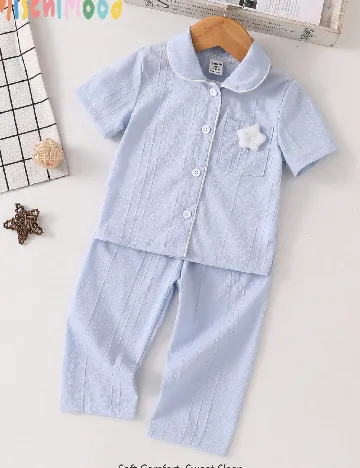 Pijama Shein Kids, bleu