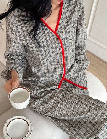 Pijama Dazy, gri