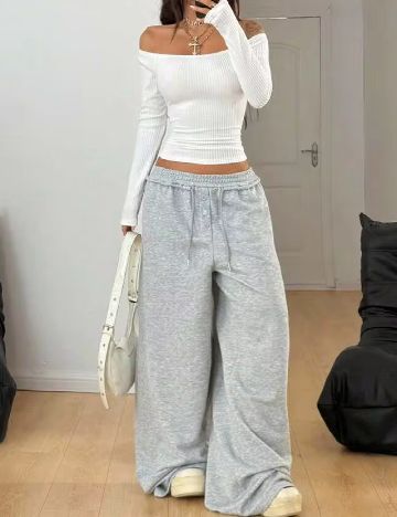 Top SHEIN, alb