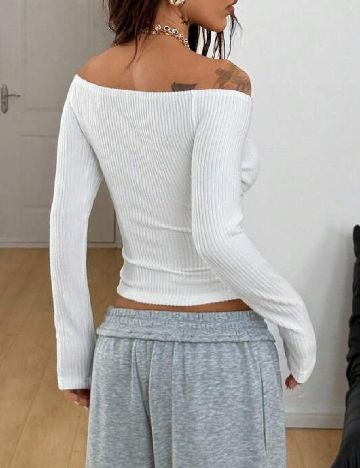 Top SHEIN, alb