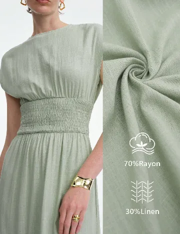 Rochie lunga SHEIN, verde