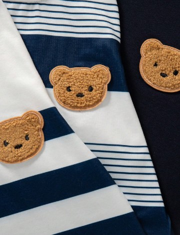 Set bluze 3 bucati Shein Kids, mix culori