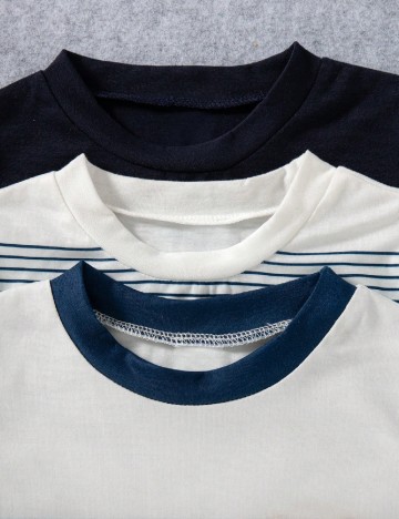 Set bluze 3 bucati Shein Kids, mix culori