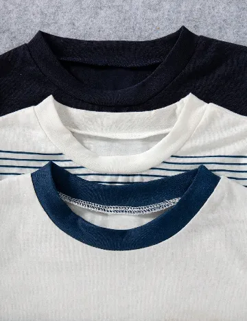 Set bluze 3 bucati Shein Kids, mix culori
