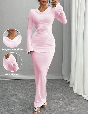 Rochie lunga SHEIN, roz
