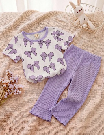 Compleu Cozy Pixies, mov/alb