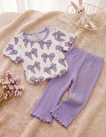 Compleu Cozy Pixies, mov/alb
