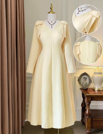 Rochie lunga SHEIN CURVE, galben