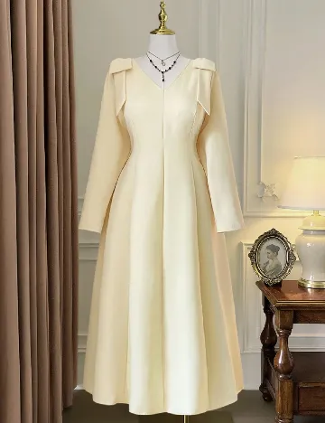 Rochie lunga SHEIN CURVE, galben