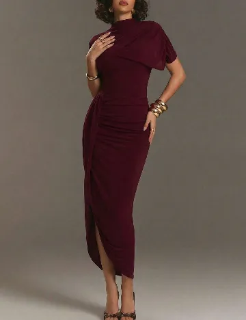 Rochie lunga SHEIN, grena