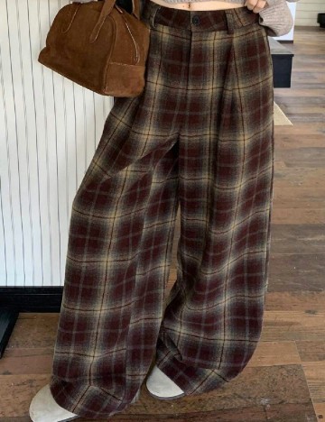 Pantaloni Dazy, rosu