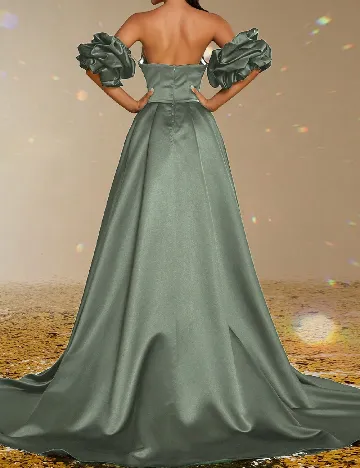 Rochie lunga Smilprince, verde