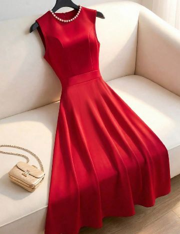 Rochie lunga SHEIN, rosu