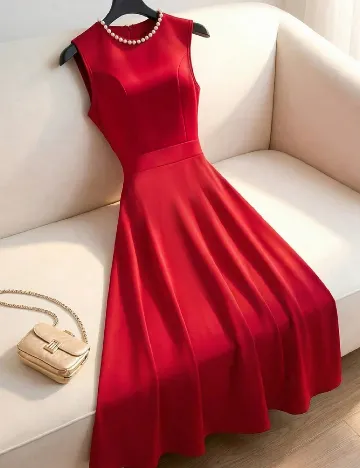 Rochie lunga SHEIN, rosu