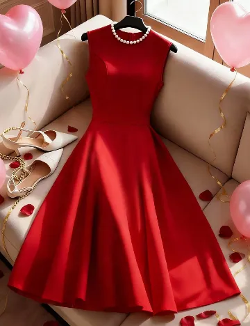 Rochie lunga SHEIN, rosu