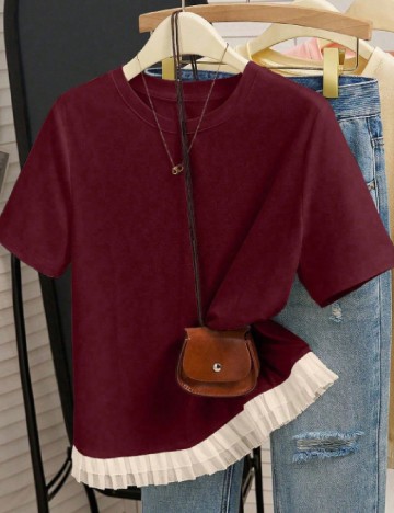 Bluza SHEIN CURVE, rosu