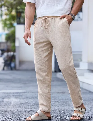 Pantaloni SHEIN, crem