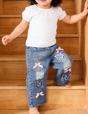 Blugi Shein Kids, albastru
