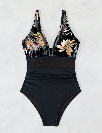 Costum de baie SHEIN, negru