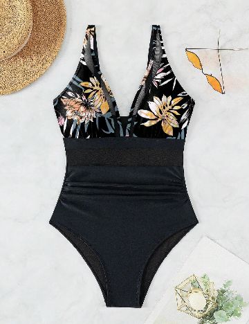 Costum de baie SHEIN, negru