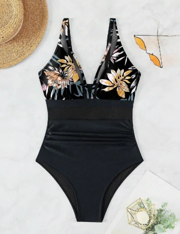 Costum de baie SHEIN, negru