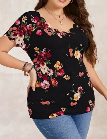 Tricou Emery Rose Curve, negru