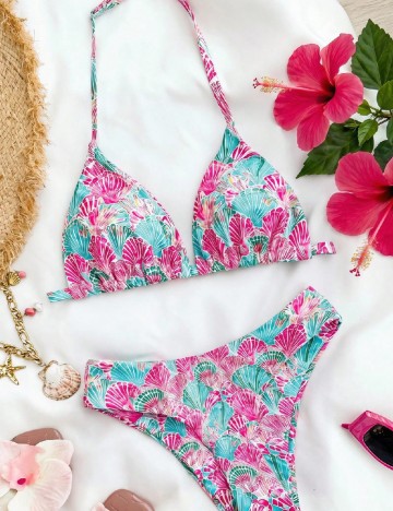 Costum de baie Shein Kids, mix culori