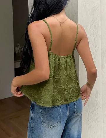 Top SHEIN, verde