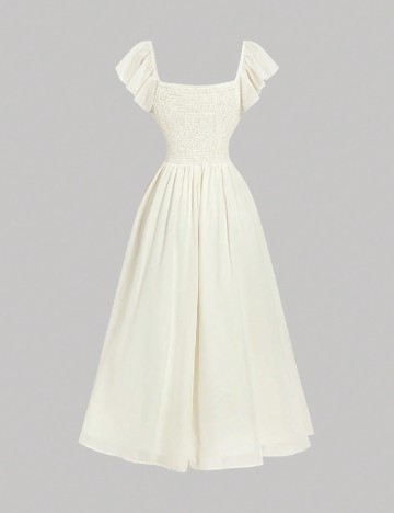 Rochie lunga SHEIN, ecru