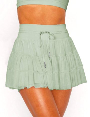 Fusta pantalon SHEIN, verde