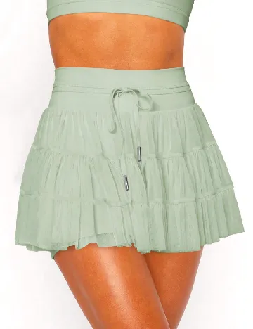 Fusta pantalon SHEIN, verde