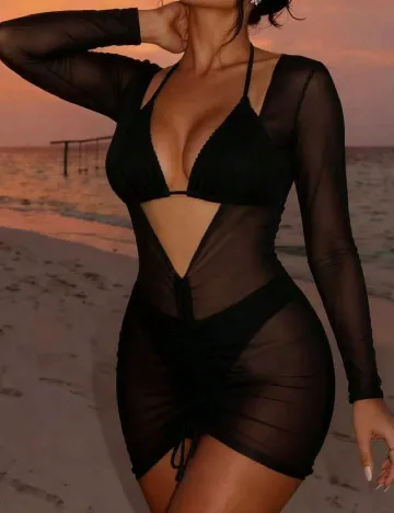 Costum de baie SHEIN, negru