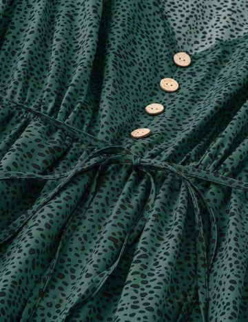 Rochie medie SHEIN CURVE, verde