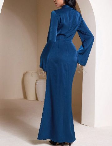 Rochie lunga SHEIN, albastru