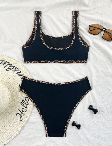 Costum de baie SHEIN, negru