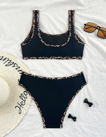 Costum de baie SHEIN, negru